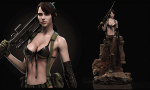 Quiet (Metal Gear) - large base - 1:12 scale