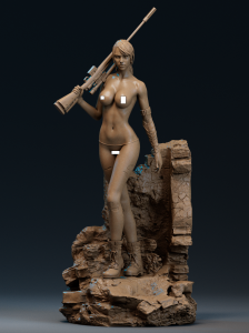 Quiet (Metal Gear) - large base - NSFW - various scales