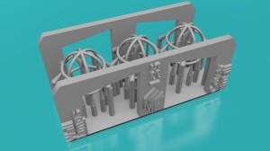 Lamp wire cover - small - 3 pieces - 1:35