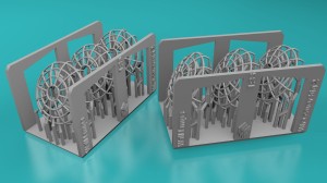 Lamp wire cover - large type 2 - 3 pieces - 1:35