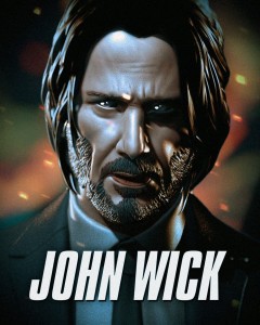 John Wick - bust - various heights