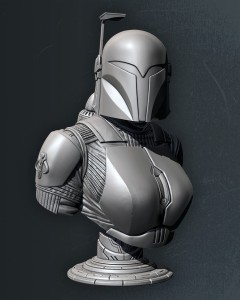 Bo Katan Kryze (in helmet) - bust - various heights