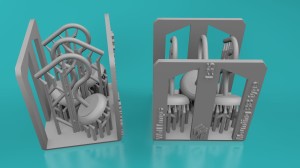 Mocowanie do lamp ściennych - typ BB - 3 sztuki - 1:35