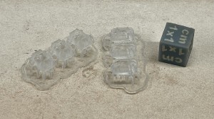 Oprawa ścienna przeźroczysta - typ 2 - 3 sztuki - 1:35