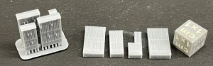 Zestaw 4 skrzynek elektrycznych - 1:87