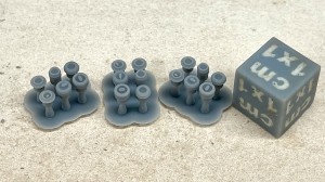 Zestaw 6 gniazdek/włączników retro/bakelit - 1:35