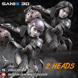 Alita Battle Angel - typ 2 - różne skale