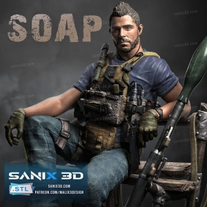John "SOAP" MacTavish - various scales