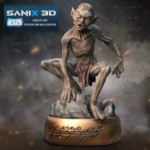 Gollum - wersja 2 - różne skale