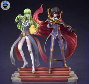 Lelouch and C.C. (Code Geass) - various scales