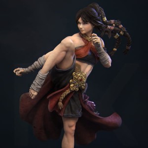 Jingwei - Pose 1 - Standing - various scales