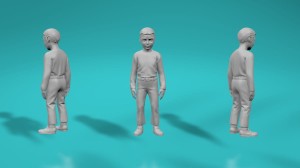 Children - set of 10 boys figures - various scales