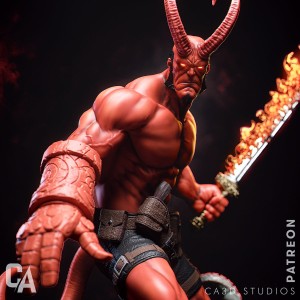 Hellboy - wersja 2 - model 2 (bez kurtki) - różne skale