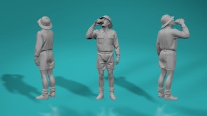 German WWII Afrika Korps - Soldier type 4 - various scales