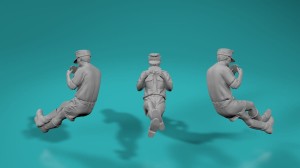 German WWII Afrika Korps - Soldier playing cards 4 - various scales