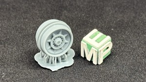 Panzer IV - road wheels - burnt - without cap - 16 pieces - 1:25