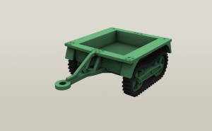 Trailer for TK-3 tankette - 1:48