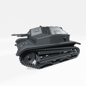Tankietka TKS z KMem Hotchkiss 7,92mm wz.25 - zamknięty właz - 1:48