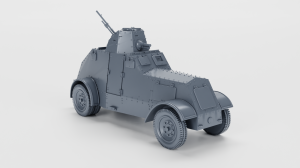 Armored car wz.29 Ursus - closed hatch - 1:48