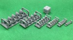 Headlights, generic - pointy - 4-5mm - 10pcs