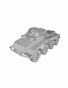Heavy armoured car Sd.Kfz. 234/1 - 1:72