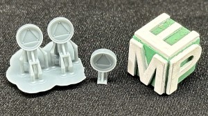 Znaki priorytetów drogowych - typ 2 - 4 sztuki - 1:35