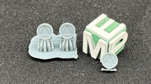 Znaki priorytetów drogowych - typ 3 - 4 sztuki - 1:35