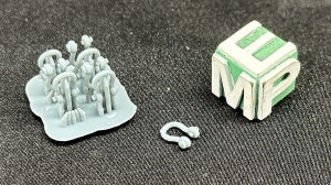 Shackles for modern US vehicles - type 1 - 10 pieces - 1:35