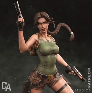 Lara Croft - version 2 - various scales
