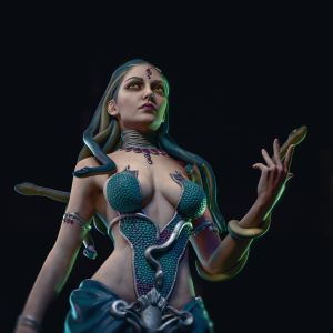 Medusa - version 2 - small base - various scales