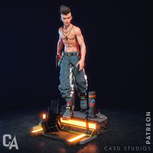David Martinez - naked torso - various scales