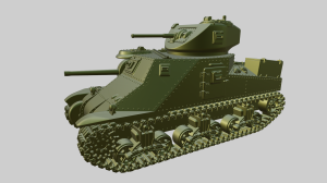 M3 Grant - medium tank - closed hatch - 1:72