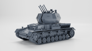 Flakpanzer IV Wirbelwind - 2cm Flak 38 - 1:72