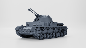 Flakpanzer IV Kugelblitz (3cm) - zamknięty właz - 1:72
