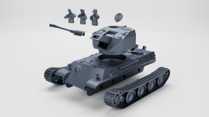 Flakpanzer V Coelian - open hatch - 1:72