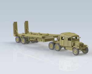Naczepa TRMU300 do Scammel Pioneer - wersja w drodze - 1:72