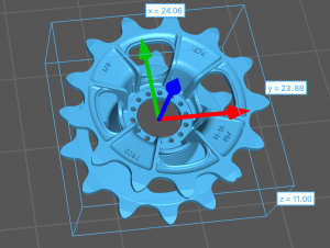 Topas/Luna/PT-76  sprocket wheels - type 2 new - 2 pieces - 1:25