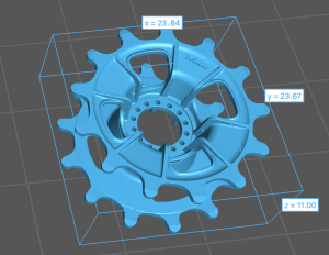 Topas/Luna/PT-76  sprocket wheels - type 1 used - 2 pieces - 1:25