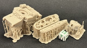 Czołg lekki M3A1 Stuart - z miotaczem w kadłubie - zamknięty właz - 1:72