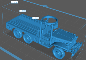 Dodge WC-63 (6x6) - with MG - no roof frame - 1:72