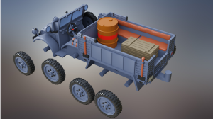 Light truck Krupp Protze (6x4) - with cargo - 1:72