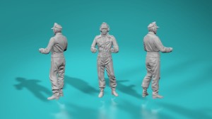 German Tank Crew - full figure - version 7a - various scales