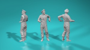 German Tank Crew - full figure - version 8a - various scales