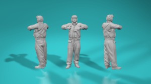 US WWII tank crew - version 1 - various scales