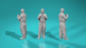 US WWII tank crew - version 3 - various scales