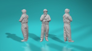 US WWII tank crew - version 4 - various scales