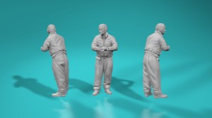 US WWII tank crew - version 5 - various scales