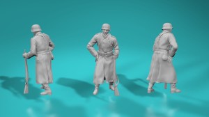 German WWII soldier - standing - version 3 - various scales
