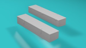 PzIII - rear stowage box - type 4b - 1:35