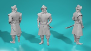 Arabs - Man with sword - various scales